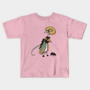 Lady Compsognathus Kids T-Shirt